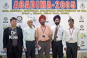 Dr Kim at National Academic Conference of India Medical Association