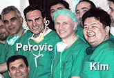 Dr Kim with Professor Dr Sava Perovic